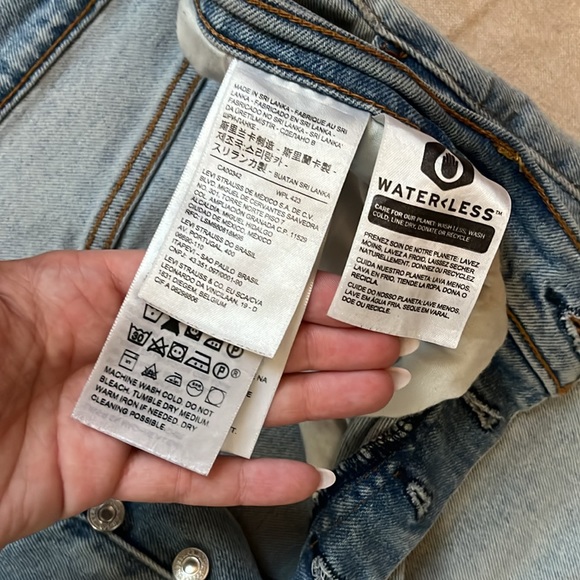 Levi’s ribcage straight button fly size 16w - Picture 3 of 4